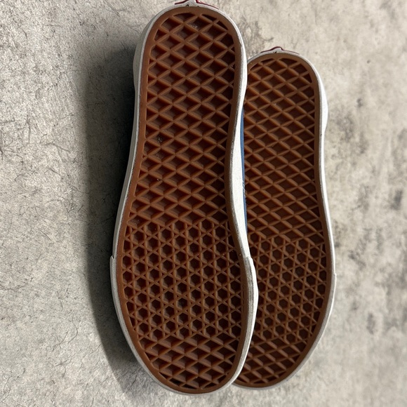 Vans Blue and Black Women's Sneakers - Picture 4 of 4